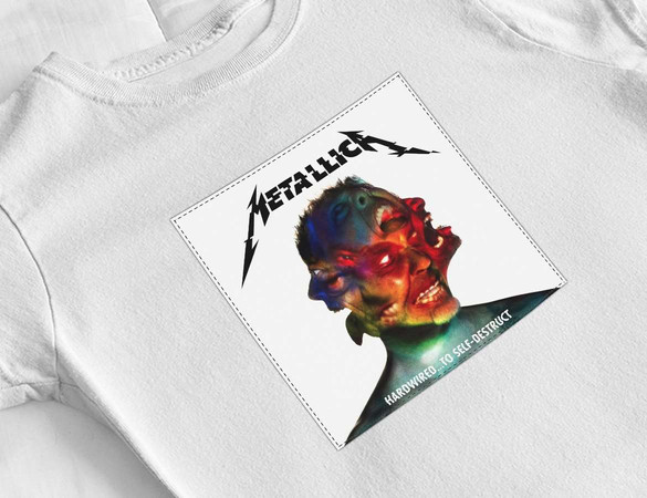 Bluzka damska z naszywką Metallica Hardwired..