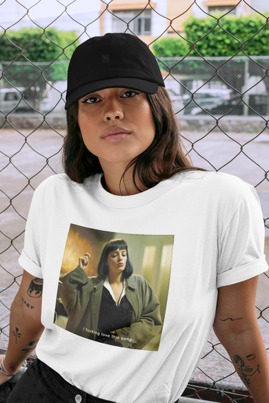 Koszulka z naszywką Uma Thurman Song