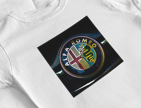 Bluzka damska z naszywką Alfa Romeo 01