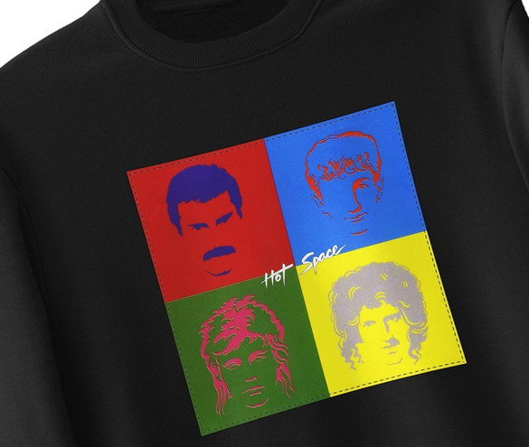 Bluza z naszywką Queen Hot Space 01
