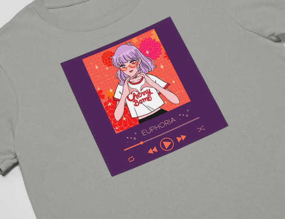 Koszulka z naszywką  Euphoria