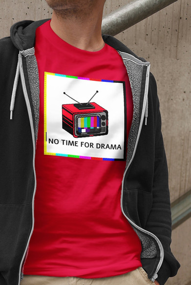 Koszulka z naszywką No time for drama