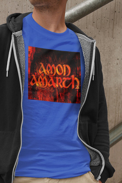Koszulka z naszywką Amon Amarth logo
