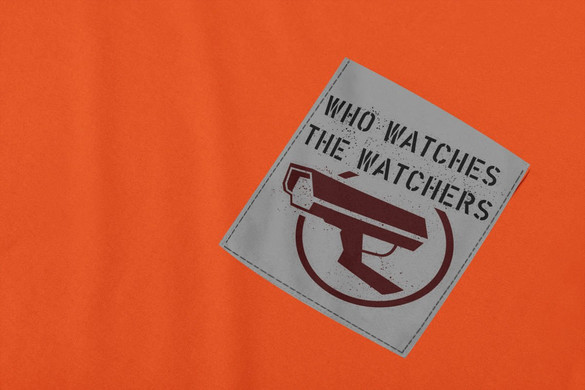 Koszulka z kieszonką BANKSY WATCHERS