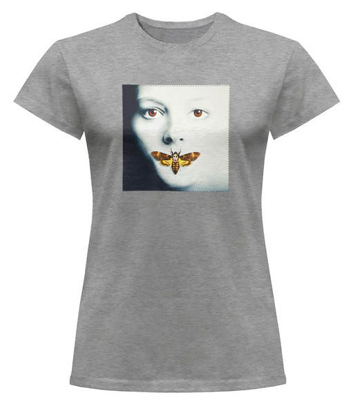 Bluzka damska z naszywką Milczenie owiec plakat