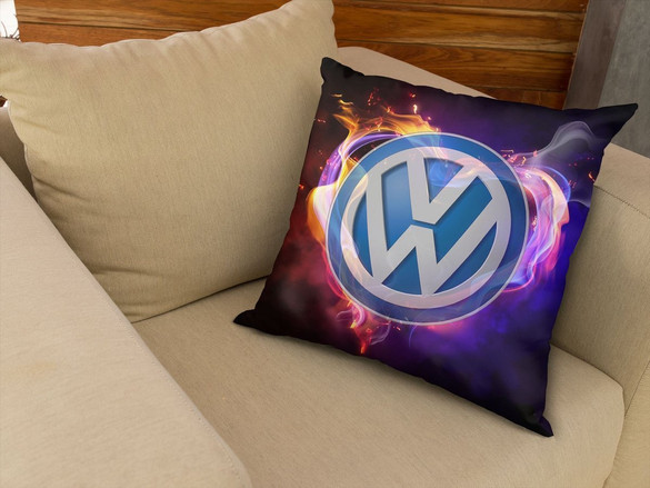 Poduszka Volkswagen logo colours