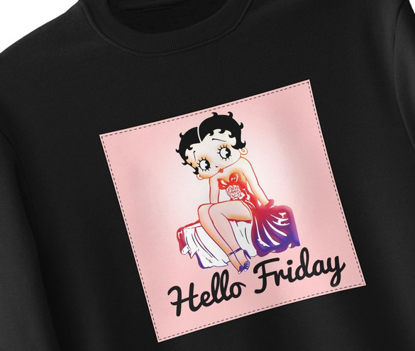 Bluza z naszywką Hello Friday