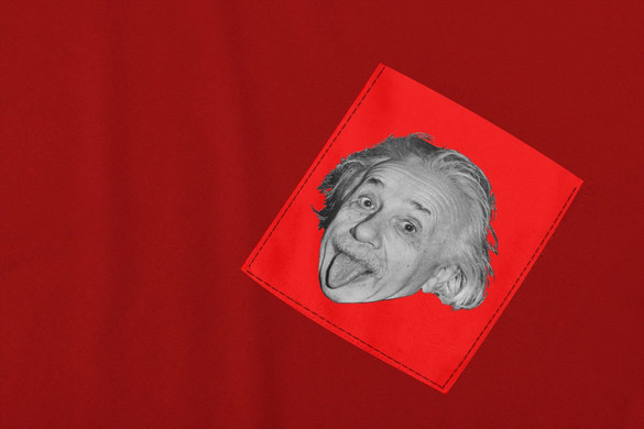 Koszulka z kieszonką ALBERT EINSTEIN