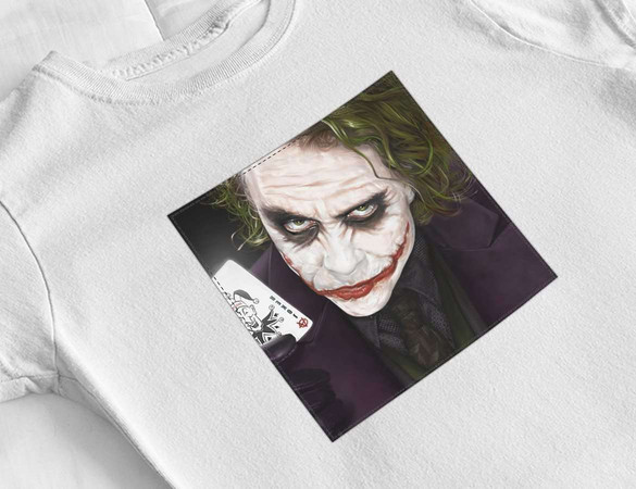 Bluzka damska z naszywką Joker Heath Ledger