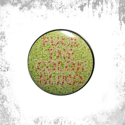 Przypinka FUCK THE COLOR BLIND