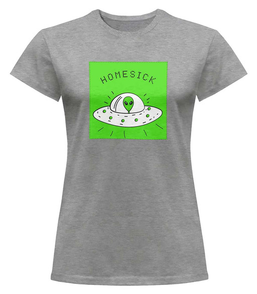 Bluzka damska z naszywką Homesick