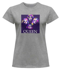 Bluzka damska z naszywką Queen Bohemian R.Violet