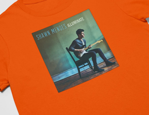 Koszulka z naszywką Shawn Mendes 06