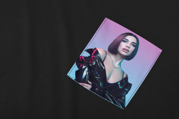 Koszulka z kieszonką DUA LIPA