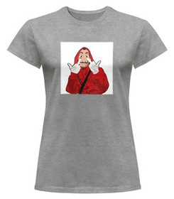 Bluzka damska z naszywką Dom z papieru 03