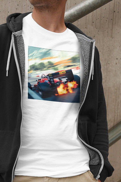 Koszulka z naszywką F1 car