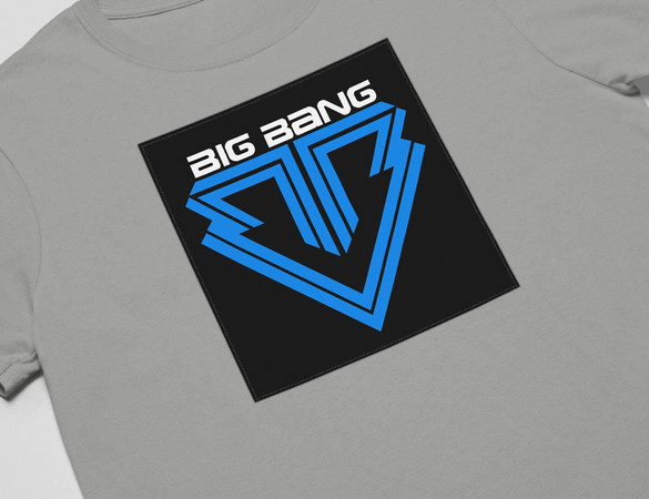 Koszulka z naszywką BIG BANG  logo