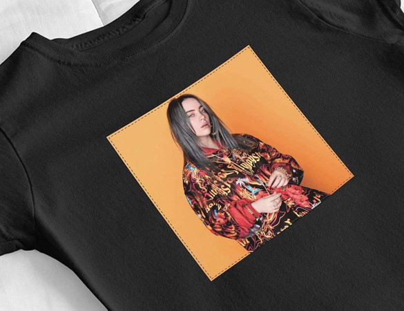 Bluzka damska z naszywką Billie Eilish 02