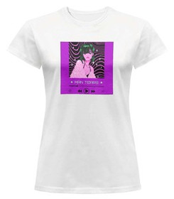 Bluzka damska z naszywką Man tears