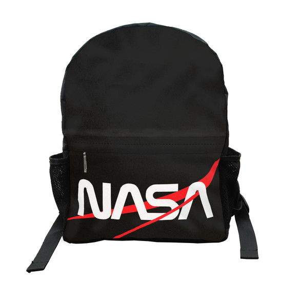 Plecak Szkolny NASA LOGO BLACK Dodaj napis!