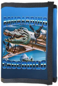 Portfel Italian Brainrot Bombardino Crocodilo