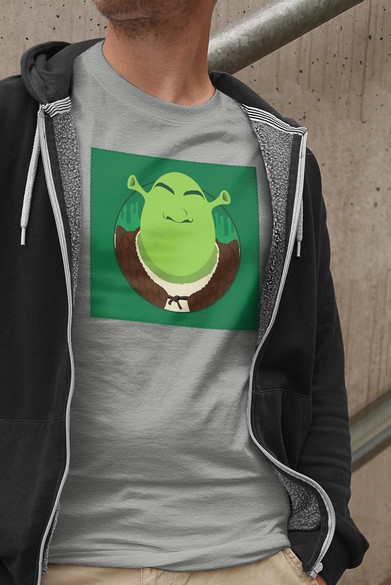 Koszulka z naszywką SHREK