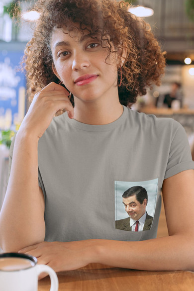 Koszulka z kieszonką JAŚ FASOLA MR BEAN