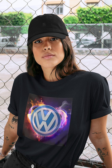 Koszulka z naszywką Volkswagen logo colours