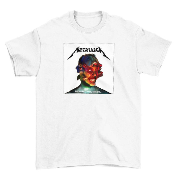 Koszulka z naszywką Metallica Hardwired..