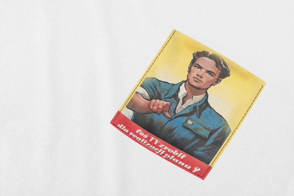 Koszulka z kieszonką COŚ TY ZROBIŁ...