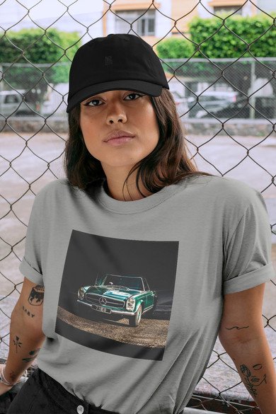 Koszulka z naszywką Mercedes classic