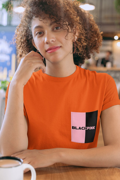 Koszulka z kieszonką BLACKPINK 02