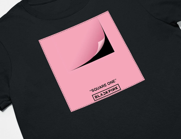 Koszulka z naszywką BlackPink Square one