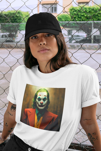 Koszulka z naszywką Joker Lift Scene