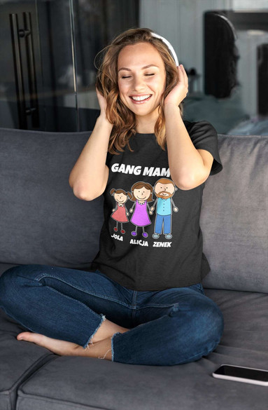 Koszulka Twoja ekipa GANG KREATOR NADRUKU