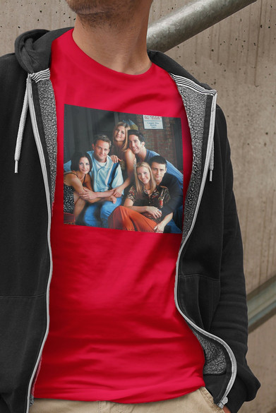 Koszulka z naszywką Friends squad 2