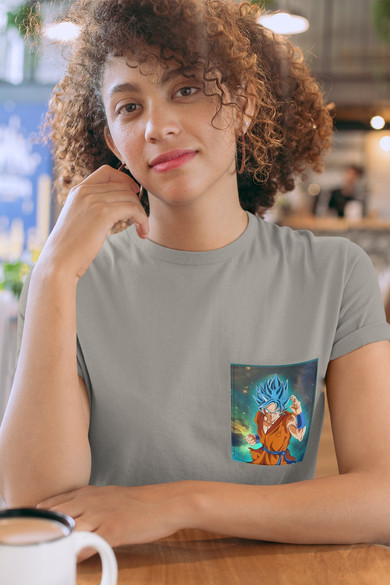 Koszulka z kieszonką DRAGON BALL SON GOKU