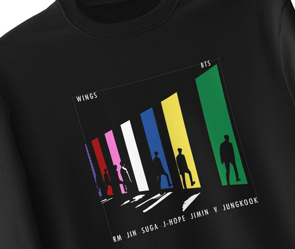 Bluza z naszywką BTS Wings