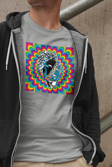 Koszulka z naszywką Psychodelic Athena