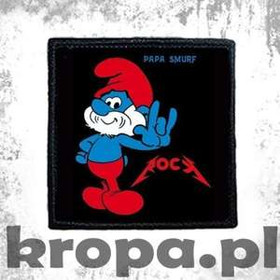 Naszywka  PAPA SMURF ROCK