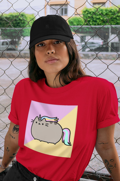 Koszulka z naszywką Cat Unicorne 01