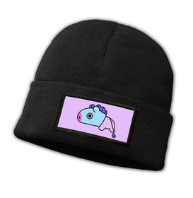 Czapka zimowa z naszywką BTS K-POP BT21 MANG