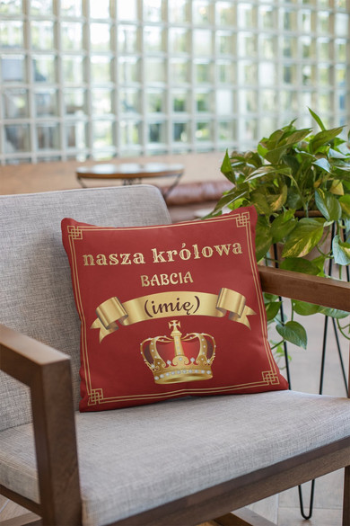 Poduszka na Dzień Babci. Magnes i Imię GRATIS!