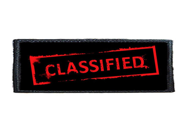 Naszywka CLASSIFIED