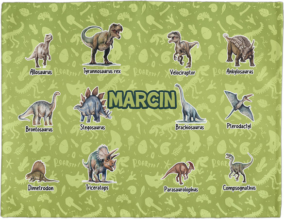 Podkładka na stół Dinozaury różne - z imieniem dziecka