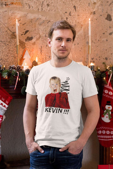 Koszulka świąteczna śmieszna Kevin