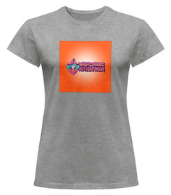 Bluzka damska z naszywką Uwaga czaruje nie..