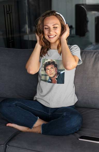 Bluzka damska z naszywką Patrick Swayze