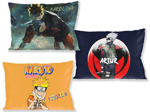 Poduszka NARUTO 60x40cm WZORY