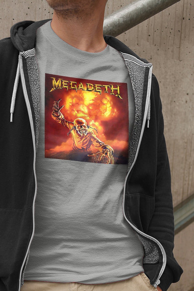 Koszulka z naszywką Megadeth 